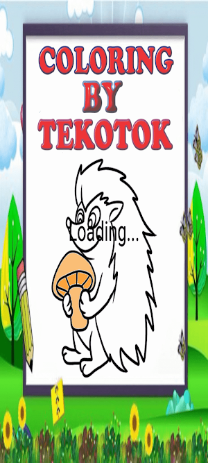 Hedgehog Coloring Screenshot 0
