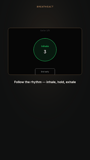 BreatheAct: Breathing & Calm Screenshot 1