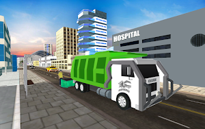 Trash Cleaner Truck Simulator Screenshot 3