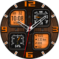 Hybrid CUBARUS WS72 Watch face