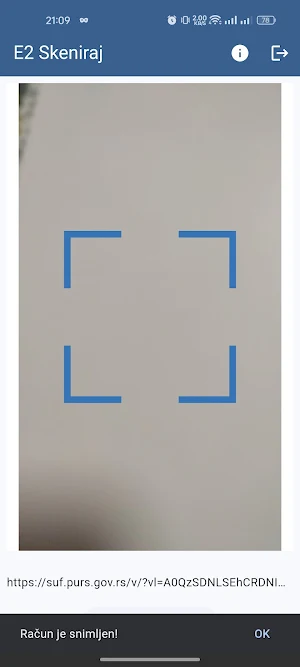 E2 skeniraj Screenshot 3
