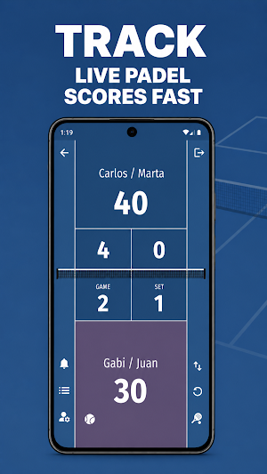 Padel Scoreboard - Match Stats Screenshot 2