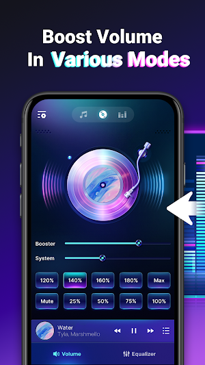 Volume Booster Bass Equalizer Screenshot 1