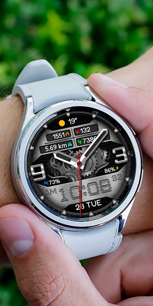 Hybrid CHEVAR URX93 Watch face screenshot 5
