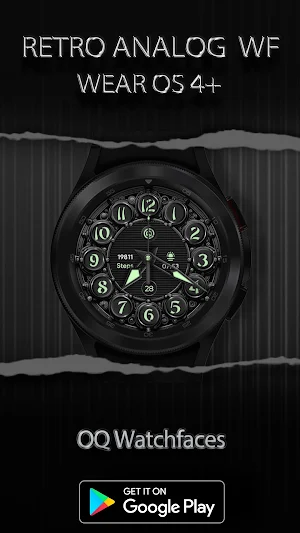 Retro Analog WF Wear OS 4+ Screenshot 3