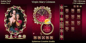 Virgin Mary Crimson theme Screenshot 0