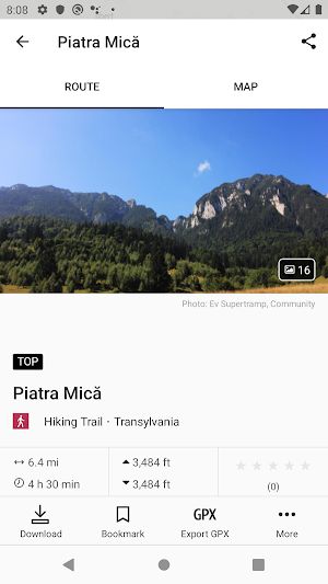 Romania Outdoor Travel Guide Screenshot 0