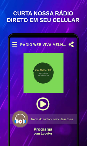Rádio Web Viva Melhor Life Screenshot 0