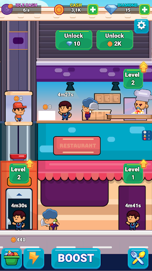 Idle Restaurant Tycoon Screenshot 1