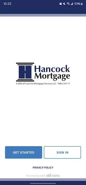 Hancock Mortgage Screenshot 0
