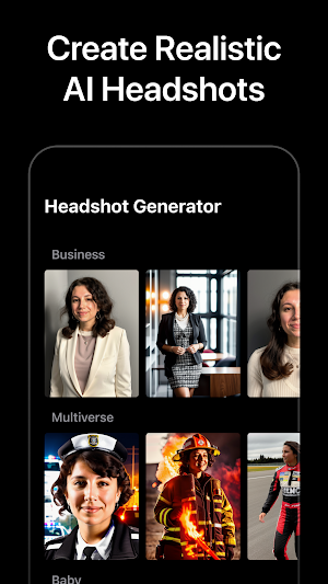 AI Headshot & Photo Generator Screenshot 1