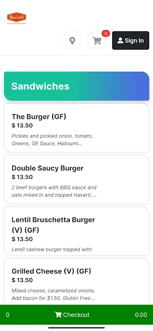 Good Eats Cafe Screenshot 1