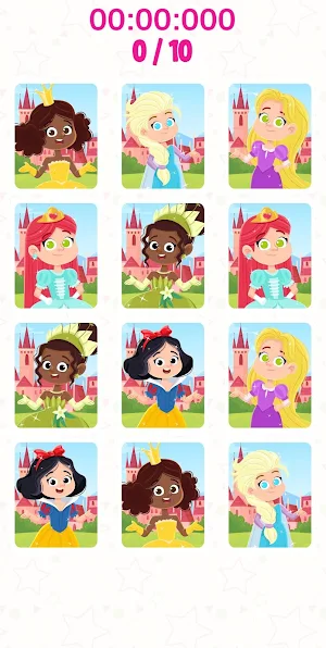 Princess Memory Game Screenshot 2