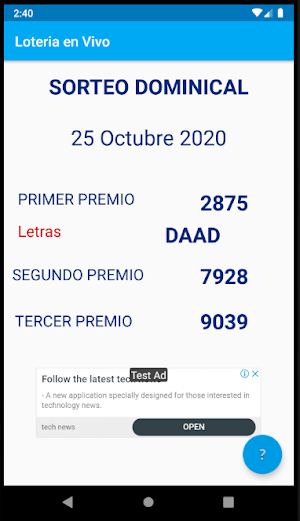 Sorteos Panama en Vivo Screenshot 1