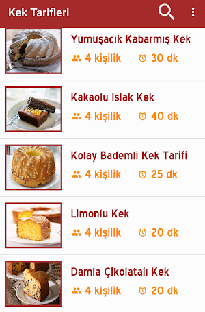 İnternetsiz Kek Tarifleri 100+ Screenshot 1