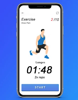 Knee Pain Exercise App Screenshot 3
