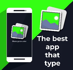 Photo green color Screenshot 1