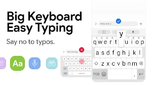 Big Keyboard & Home Screen Screenshot 2