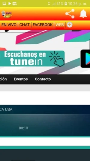 RADIO HISPÁNICA USA Screenshot 0