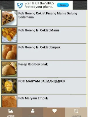 Aneka Resep Roti Screenshot 1
