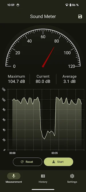 Sound Meter & Noise Detector Screenshot 0