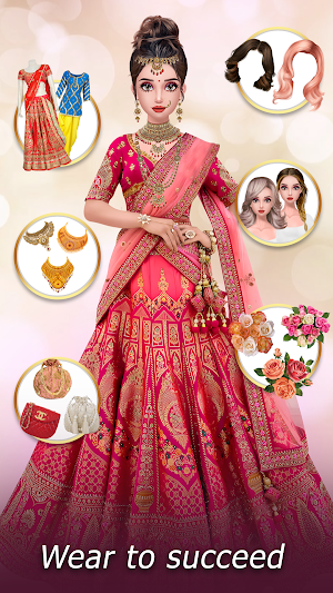 Indian Wedding Dress up Makeup Screenshot 1
