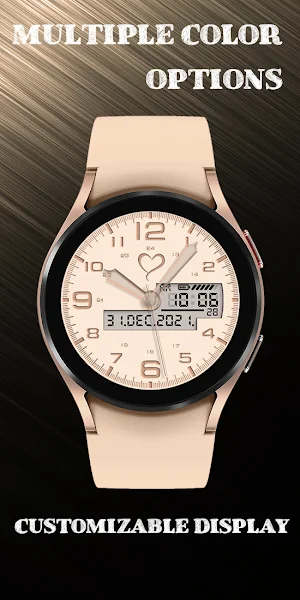 Rose gold modern clock Screenshot 1