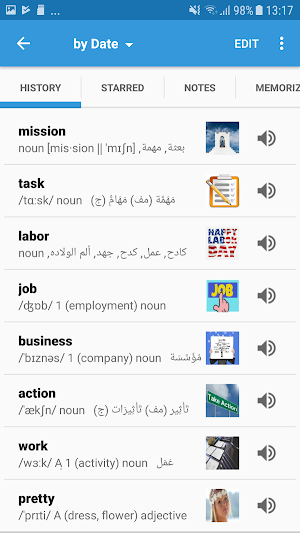 Arabic Dictionary & Translator Screenshot 2