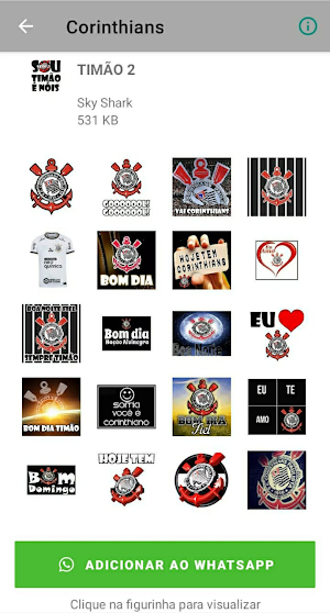 Figurinhas do Corinthians Screenshot 1