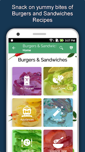 All Burger & Sandwich Recipes, Offline Fast Food Screenshot 1