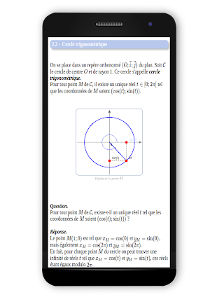 Maths TS : Fonctions trigonométriques Screenshot 1