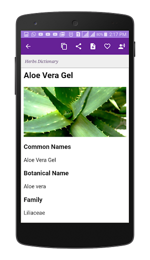 Herbs Dictionary Screenshot 1