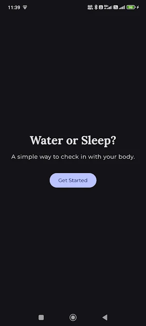 Water or Sleep? Screenshot 0