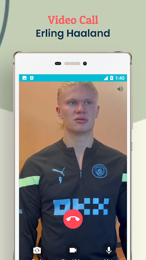 Erling Haaland Fake Call Screenshot 3