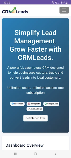 crmleads Screenshot 1