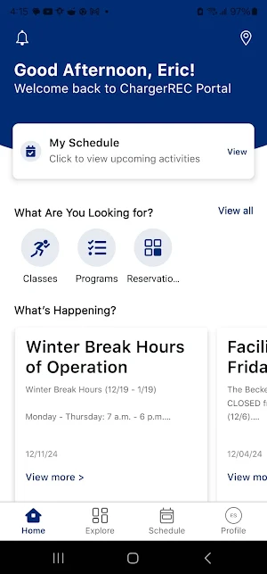 ChargerREC Portal Screenshot 1