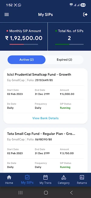 Rose Bank Wealth Screenshot 1