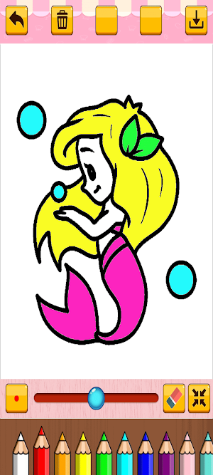 Coloring Fairy Tale Princess Screenshot 3