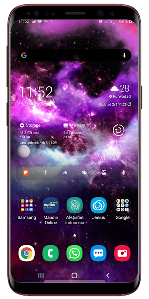 Galaxy Live Wallpaper Screenshot 3