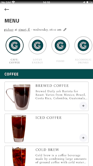 Googan Coffee Screenshot 2