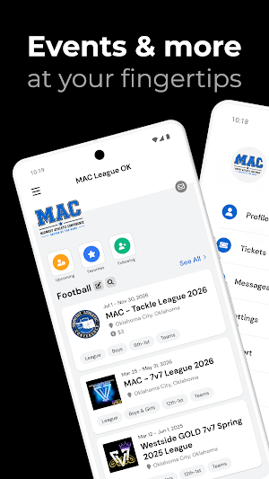 MAC League OK Screenshot 0