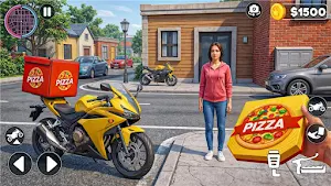 City Food Delivery Simulator Screenshot 3