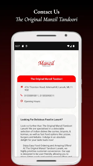 The Original Manzil Tandoori Screenshot 2
