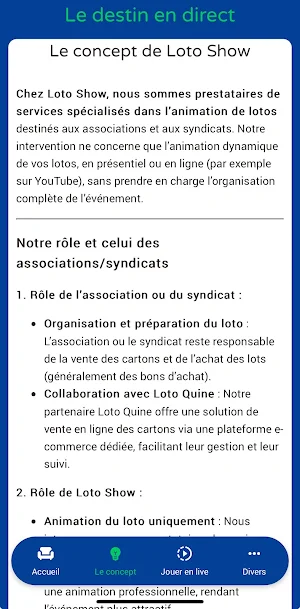 Loto Show Screenshot 2