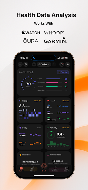 Vora: AI Health & Fitness Screenshot 0
