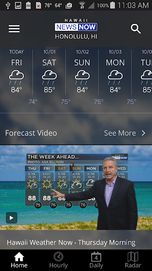 Hawaii News Now Weather Screenshot 1
