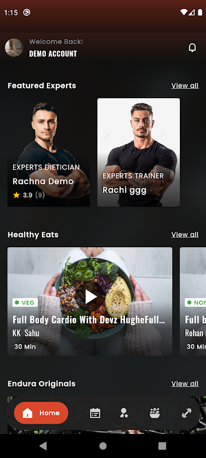 Endura Fitness Screenshot 1