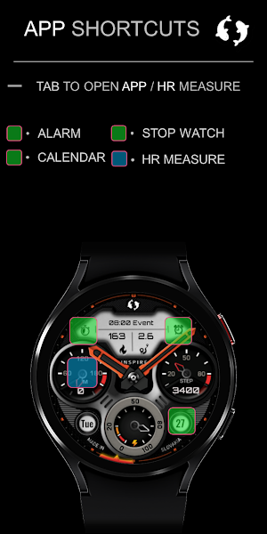 Inspire 17 - Analog Watch Face Screenshot 2