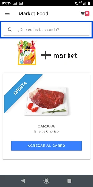 Food Market Super Mercado Screenshot 0