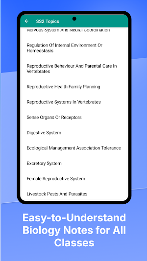 Offline Biology SS1-SS3 Screenshot 3